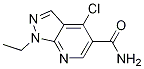 4-chloro-1-ethyl-1H-pyrazolo[3,4-b]pyridine-5-carboxaMide CAS#: 71005-94-2