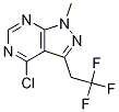 4-chloro-1-methyl-3-(2,2,2-trifluoroethyl)-1H-pyrazolo[3,4-d]pyrimidine CAS#: 1245643-17-7