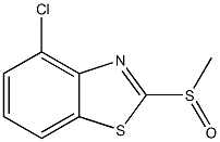4-chloro-2-(Methylsulfinyl)benzo[d]thiazole CAS#: 1163123-57-6