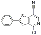4-chloro-2-phenylthieno[3,2-c]pyridine-7-carbonitrile CAS#: 1361197-82-1