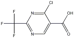 4-chloro-2-(trifluoromethyl)pyrimidine-5-carboxylic acid CAS#: 1076197-55-1