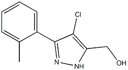 (4-chloro-3-(o-tolyl)-1H-pyrazol-5-yl)Methanol CAS#: 1239976-59-0