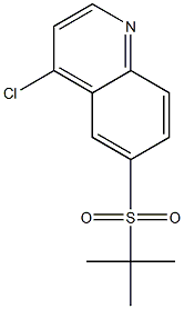 4-chloro-6-[(1,1-diMethylethyl)sulfonyl]quinoline CAS#: 1346549-11-8