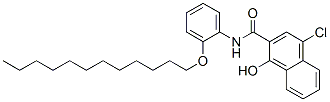 4-chloro-N-[2-(dodecyloxy)phenyl]-1-hydroxynaphthalene-2-carboxamide CAS#: 71752-27-7