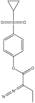 (4-cyclopropanesulfonyl-phenyl) diazo acetic acid ethyl ester CAS#: 1234703-41-3