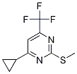 4-cyclopropyl-2-(Methylthio)-6-(trifluoroMethyl)pyriMidine CAS#: 1263282-49-0