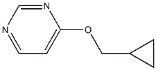 4-(cyclopropylmethoxy)pyrimidine CAS#: 1245644-83-0