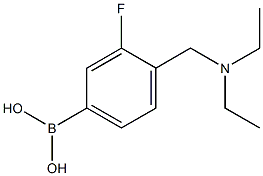 4-((diethylaMino)Methyl)-3-fluorophenylboronic acid CAS#: 1333121-78-0