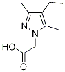 (4-ethyl-3,5-dimethyl-1H-pyrazol-1-yl)acetic acid(SALTDATA: FREE) CAS#: 1177352-85-0