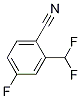 4-fluoro-2-(difluoroMethyl)benzonitrile CAS#: 1261825-82-4