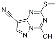 4-hydroxy-2-(Methylthio)pyrazolo[1,5-a][1,3,5]triazine-8-carbonitrile CAS#: 1273577-70-0