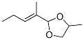 4-methyl-2-(1-methyl-1-butenyl)-1,3-dioxolane CAS#: 71348-47-5
