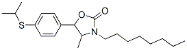 4-methyl-5-[4-[(1-methylethyl)thio]phenyl]-3-octyloxazolidin-2-one CAS#: 70687-99-9