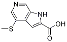 4-(methylthio)-1H-pyrrolo[2,3-c]pyridine-2-carboxylic acid CAS#: 1256813-30-5