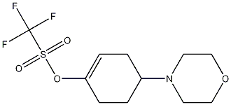 4-morpholinocyclohex-1-enyl trifluoromethanesulfonate CAS#: 1046793-55-8