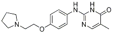 4(3H)-PyriMidinone, 5-Methyl-2-[[4-[2-(1-pyrrolidinyl)ethoxy]phenyl]aMino]- CAS#: 1138473-53-6