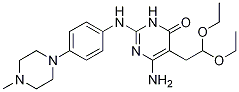 4(3H)-PyriMidinone, 6-aMino-5-(2,2-diethoxyethyl)-2-[[4-(4-Methyl-1-piperazinyl)phenyl]aMino]- CAS#: 1245649-22-2