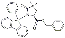 4,4-DiMethyl-5-oxo-1-(9-phenyl-9H-fluoren-9-yl)proline PhenylMethyl Ester CAS#: 1219402-15-9
