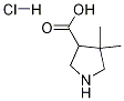 4,4-DiMethylpyrrolidine-3-carboxylic acid hydrochloride CAS#: 1351343-41-3