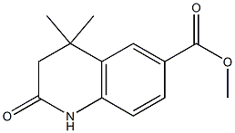 4,4-Dimethyl-2-oxo-1,2,3,4-tetrahydro-quinoline-6-carboxylic acid methyl ester CAS#: 1187933-23-8