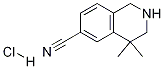 4,4-diMethyl-1,2,3,4-tetrahydroisoquinoline-6-carbonitrile hydrochloride CAS#: 1203686-13-8