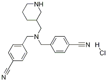 4,4'-(piperidin-3-ylMethylazanediyl)bis(Methylene)dibenzonitrile hydrochloride CAS#: 1353985-11-1