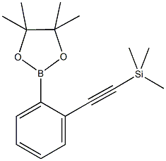 4,4,5,5-Tetramethyl-2-[2-[(trimethylsilyl)ethynyl]phenyl]-1,3,2-dioxaborolane CAS#: 1218790-52-3