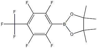 4,4,5,5-Tetramethyl-2-[2,3,5,6-tetrafluoro-4-(trifluoromethyl)phenyl]-1,3,2-dioxaborolane CAS#: 1111096-06-0