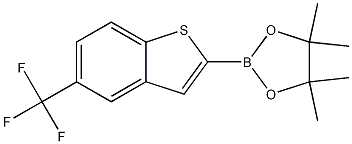 4,4,5,5-tetramethyl-2-(5-(trifluoromethyl)benzo[b]thiophen-2-yl)-1,3,2-dioxaborolane CAS#: 1184850-41-6