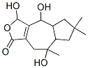 4,4a,5,6,7,7a,8,9-Octahydro-3,4,8-trihydroxy-6,6,8-trimethylazuleno[5,6-c]furan-1(3H)-one CAS#: 71305-94-7