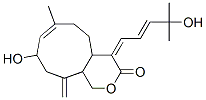 4,4a,5,6,9,10,11,11a-Octahydro-9-hydroxy-4-(4-hydroxy-4-methyl-2-pentenylidene)-7-methyl-11-methylenecyclonona[c]pyran-3(1H)-one CAS#: 71117-53-8