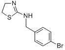 4,5-Dihydro-N-((4-bromophenyl)methyl)thiazolamine CAS#: 72239-31-7