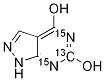 4,6-Dihydroxypyrazolo[3,4-d]pyrimidine-13C,15N2 CAS#: 1217036-71-9