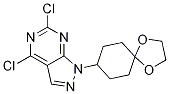 4,6-dichloro-1-(1,4-dioxaspiro[4.5]decan-8-yl)-1H-pyrazolo[3,4-d]pyriMidine CAS#: 1144080-31-8