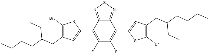 4,7-Bis(5-broMo-4-(2-ethylhexyl)thiophen-2-yl)-5,6-difluorobenzo[c][1,2,5]thiadiazole CAS#: 1293389-32-8