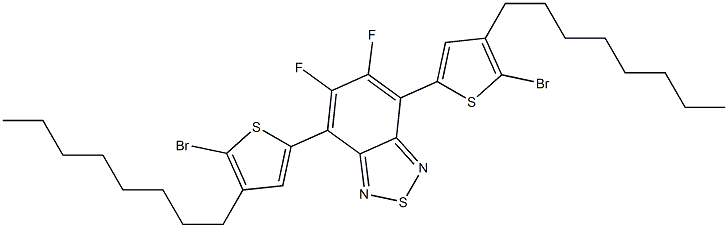 4,7-Bis(5-broMo-4-octylthiophen-2-yl)-5,6-difluorobenzo[c][1,2,5] thiadiazole CAS#: 1283598-36-6