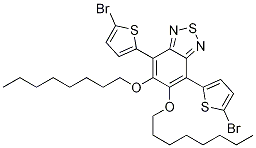 4,7-bis(5-broMothiophen-2-yl) -5,6-bis(octyloxy)benzo[c] [1,2,5]thiadiazole CAS#: 1192352-10-5