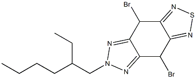 4,8-dibromo-6-(2-ethylhexyl)-[1,2,5]thiadiazolo[3,4-f]benzotriazole CAS#: 1307899-44-0