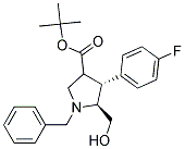 (4R,5S)-1-BENZYL-4-(4-FLUORO-PHENYL)-5-HYDROXYMETHYL-PYRROLIDINE-3-CARBOXYLIC ACID TERT-BUTYL ESTER CAS#: 1217855-82-7