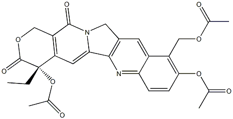 (4S)-4,9-Bis(acetyloxy)-10-[(acetyloxy)Methyl]-4-ethyl-1H-pyrano[3',4':6,7]indolizino[1,2-b]quinoline-3,14(4H,12H)-dione CAS#: 1304788-27-9