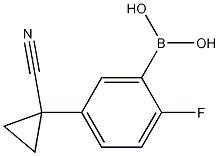 5-(1-Cyanocyclopropyl)-2-fluorophenylboronic acid CAS#: 1256345-50-2