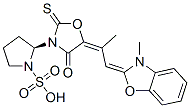 5-[1-Methyl-2-(3-methyl-3H-benzoxazol-2-ylidene)ethylidene]-4-oxo-2-thioxo-3-oxazolidine-1-propanesulfonic acid CAS#: 71215-62-8