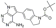 5-(1-tert-Butyloxycarbonyl-2,3-dihydro-1H-indol-5-yl)-7-Methyl-7H-pyrrolo[2,3-d]pyriMidin-4-aMine CAS#: 1391053-27-2