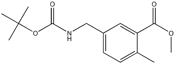 5-[[[(1,1-dimethylethoxy)carbonyl]amino]methyl]-2-methyl-Benzoic acid methyl ester CAS#: 1184301-84-5