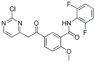 5-(2-(2-chloropyriMidin-4-yl)acetyl)-N-(2,6-difluorophenyl)-2-MethoxybenzaMide CAS#: 1089278-52-3