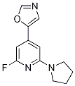 5-(2-Fluoro-6-(pyrrolidin-1-yl)pyridin-4-yl)-oxazole CAS#: 1228665-97-1