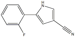 5-(2-fluorophenyl)-1H-pyrrole-3-carbonitrile CAS#: 1240948-77-9