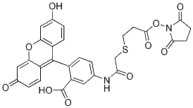 5-{[({3-[(2,5-dioxo-1-pyrrolidinyl)oxy]-3-oxopropyl}sulfanyl)acetyl]aMino}-2-(6-hydroxy-3-oxo-3H-xanthen-9-yl)benzoic acid CAS#: 1196157-68-2