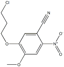 5-(3-Chloropropoxy)-4-methoxy-2-nitrobenzonitrile CAS#: 1315512-61-8