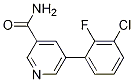 5-(3-chloro-2-fluorophenyl)pyridine-3-carboxamide CAS#: 1125445-55-7